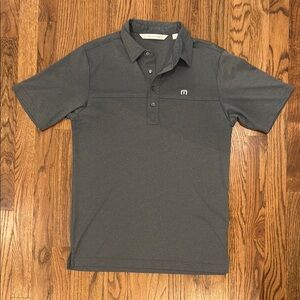 Travis Mathew Dark Gray Polo Shirt